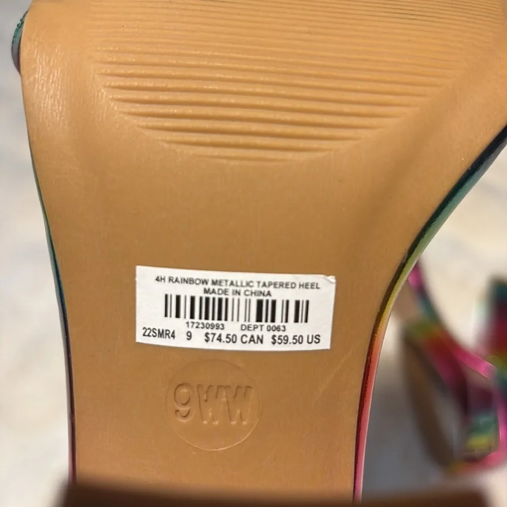 NWT Torrid Rainbow High Heels - Picture 4 of 7